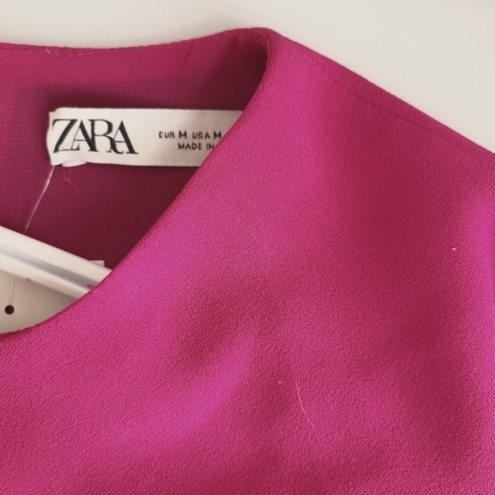 NWT Zara Hot Pink mini dress, M.